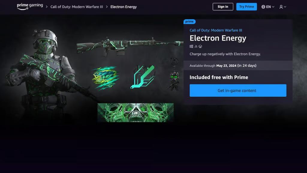 COD MW3 Prime Gaming COD MW3 Prime Gaming